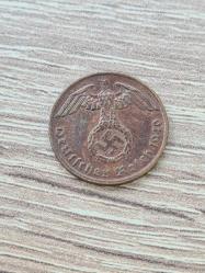 3’lü Nazi Almanyası Reichspfennig Seti (1930’lar–1940) – Berlin & Münih Darphane -Bakır/Bronz