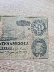 ÇOK NADİR -İkili Lot — ABD Kâğıt Para Tarihi: Ohio Rail Road $2 “Obsolete Scrip” (c.1838–40’lar, RW&H gravür) + Confederate States of America $20 (1864, mavi arka) | Orijinal | Tarihî belge