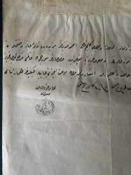 Abdülhamid dönemi resmi mektup Osmanlıca maliye mektubu
