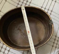 Dekoratif Antika Bakır sabunluk  Küvet Genişlik 19 cm En 16 cm Derinlik 10 cm