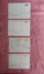 1970’ler SSCB Propaganda Kart Seti (4 Adet)