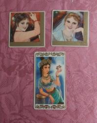 LOT.18 » 1979–1981 Çin Varak Baskı Takvim Kartları Kültür Devrimi Sonrası Kadın Güzelliği – “Shanghai Lady” Dönemi