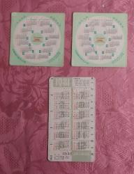 1979–1981 Çin Varak Baskı Takvim Kartları Kültür Devrimi Sonrası Kadın Güzelliği – “Shanghai Lady” Dönemi