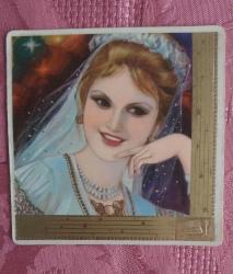 1979–1981 Çin Varak Baskı Takvim Kartları Kültür Devrimi Sonrası Kadın Güzelliği – “Shanghai Lady” Dönemi