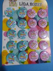 Antika - Öğrenci Motivasyon Rozeti ÇALIŞKAN - kitantik - kitaLog