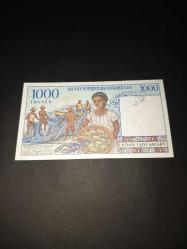 Madagaskar 1000 Frank (Çil Kondisyonda)