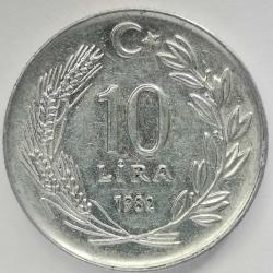 TÜRKİYE 1982   10  LİRA