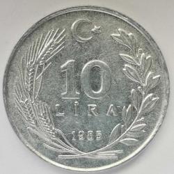 TÜRKİYE 1985   10  LİRA