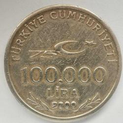 TÜRKİYE  2000   100.000  LİRA