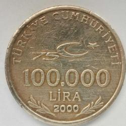 TÜRKİYE  2000   100.000  LİRA