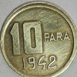 TÜRKİYE  1942 10 PARA