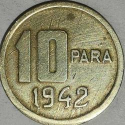 TÜRKİYE  1942 10 PARA