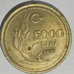 TÜRKİYE 1995   5000 LİRA
