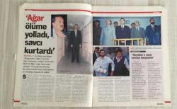 ARTIHABER HAFTALIK AKTÜALİTE DERGİSİ - SAYI: 15 - TARİH: 28 MART–3 NİSAN 1998 - 114 SAYFA – AHMET ALTAN SON ROMANI KILIÇ YARASI’NI ANLATTI – ARMAĞANLARIMIZ: KARAYOLLARI HARİTASI, NEDHOUSE SÖZLÜK – ‘UNİFORMALI ÇETE’NİN REİSİ DR. SENA SÖYLEMEZ CEZAEVİNDE KONUŞTU: “MEHMET AĞAR BENİ ÖLÜME YOLLADI, SAVCI KURTARDI” – ÇİLLERLER’İN BOLU’DAKİ İKİZ VİLLALARI – BEŞİKTAŞ’TA FETHULLAHÇI–İSTİHBARATÇI KAVGASI – FETHULLAH GÜLEN’DEN KALKAVAN’A “ADAYLIKTAN ÇEKİL” ÇAĞRISI – İHSAN KALKAVAN: “SÜLEYMAN SEBA MİT’İN YÖNTEMLERİYLE SAVAŞIYOR” – TALİBAN GURBETÇİ GENÇLERE DADANDI – VAROŞ HASTANELERİ – KATİL YOSUN YAKLAŞIYOR – YÜCE YARGI ADALETİ ANIYOR – YARGININ SORUNU ÇOK, UZLAŞMA YOK – NACİ ÜNVER: “SİSTEM MAFYANIN İŞİNE YARIYOR” – VUR GİTSİN, ZAMANAŞIMI VAR – GÜMRÜK BİRLİĞİ UMURUMDA DEĞİL – DEVLETTEN YOKSULLUK UYARISI – AMAZONLAR YANIYOR – PORTRE: MESUT YILMAZ – BAROMETRE: TÜRBAN – CAN YÜCEL’İN CEZASI – ŞİDDETE HAYIR – AHMET ALTAN – SENA SÖYLEMEZ – MEHMET AĞAR – TANSU ÇİLLER – İHSAN KALKAVAN – SÜLEYMAN SEBA – F