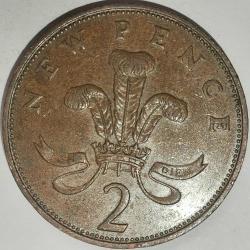 İNGİLTERE  1971  2 PENCE