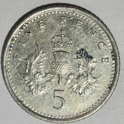 İNGİLTERE  1992    5  PENCE
