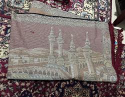 Antika duvar halısı 45 Yıllık duvar halısı Kabe desenli 180x120cm Yırtığı söküğü yok