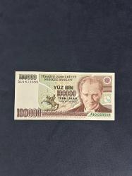 A10 623588 seri 100.000 Lira