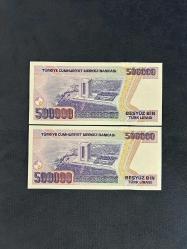 7. Emisyon F54 seri  500.000 Lira