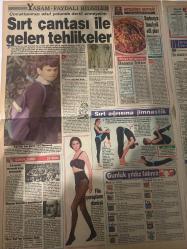 SAKLAMBAÇ GAZETESİ DOĞUM GÜNÜ HEDİYESİ - 24 EKİM 1990 - SADECE 4 SAYFADIR -Ali Poyrazoğlu - Nilüfer - Hülya Süer - Ceylan - Feridun Köber - Adnan Ziyagil - Nur Ertürk - Melek Ekin - Namık Ekin - Faruk Geç - Ergün Konkar - Güzin Abla - Orhan Ünal - Yakup Kamer - “Ali Uyanık”tan TV kabaresi - Nilüfer geçmişi özlüyor - Kaset dünyasında küçük karateci - Maraton başladı - Ekstralar olmasa halim harap - Sırt çantası ile gelen tehlikeler - Barbunya fasulyeli etli pilav - Banana fritter - File çorapların dönüşü - Sonbahar modasının özellikleri - 40’ından sonra güzellik - Herkes beni küçümsüyor - Sporda olay - Hediyelik bunlar - Stres atma kuklası - Bebek odaları şenlensin - Düşündüren film - Allah’lık televizyon - Gerçek bir yaşam öyküsü - Ayrı yollar - Zeynep - Tak-Tak Naci