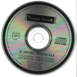 The California Jubilee Singers Et Les Los Angeles Jubilee Singers – 21 Negro Spirituals - 1989 BASIM NADİR CD - SOUL FUNK