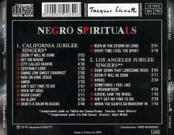 The California Jubilee Singers Et Les Los Angeles Jubilee Singers – 21 Negro Spirituals - 1989 BASIM NADİR CD - SOUL FUNK