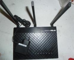 ASUS DSL-AC51 MODEL  DLNA-VPN-ADSL-VDSL-FiBER Modem Router Ebeveyn Kontrol Destekli 2.EL SAĞLAM