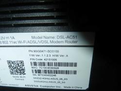 ASUS DSL-AC51 MODEL  DLNA-VPN-ADSL-VDSL-FiBER Modem Router Ebeveyn Kontrol Destekli 2.EL SAĞLAM