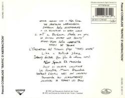 Pascal Comelade – Traffic D'Abstraction 1993 BASKI NADİR CD