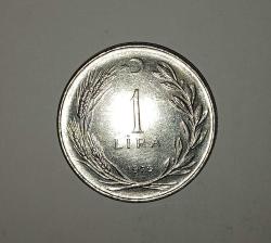 1979 - 1 lira (çok çok temiz kondisyonda)