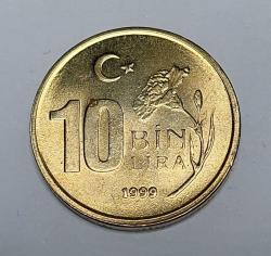1999 MADENİ 10 BİN LİRA ÇİL