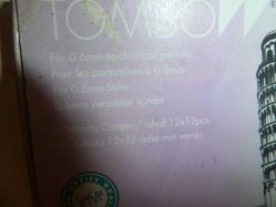 TOMBOW 0.6MM  VERSATİL KALEM UCU KURŞUN KALEM UCU 3 PAKET 36 KUTU