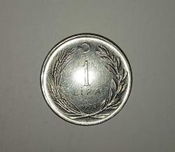 1978 - 1 lira (çok çok temiz kondisyonda)