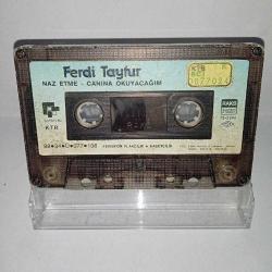 Kaset Ferdi Tayfur naz etme canına okuyacağım. Orijinal 1988 kağıt Baskı. kartoneti yok. kaset baştan sona dinlendi sorunsuz çalışıyor.