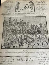 Karagöz mecmuası Osmanlıca 1923 tarihli NADİR KOLEKSİYONLUK