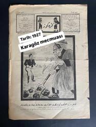 Karagöz mecmuası 1927 tarihli
