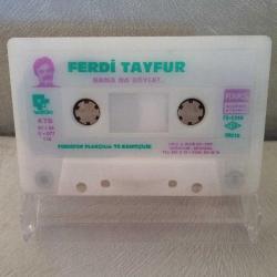 Kaset Ferdi Tayfur Bana da söyle albümü. orijinal. 1991 baskı. Kartoneti yok. Baştan sona dinlendi sorunsuz çalışıyor.