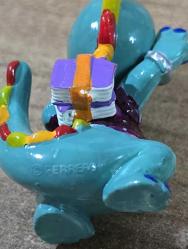 Kinder 1990'lar Dino Land Mini Figür Oyuncak