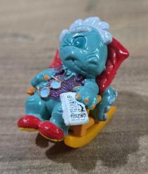 Kinder 1990'lar Dino Land Mini Figür Oyuncak