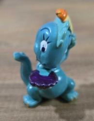 Kinder 1990'lar Dino Land Mini Figür Oyuncak