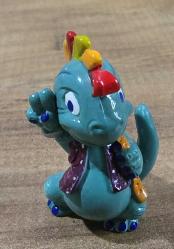 Kinder 1990'lar Dino Land Mini Figür Oyuncak