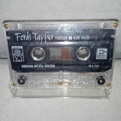 Kaset Ferdi Tayfur yoksun Kör Talih. Orijinal Destan müzik alman baskı. Kartoneti yok. baştan sona dinlendi sorunsuz çalışıyor