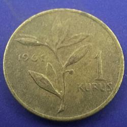 Türkiye 1 Kuruş 1961