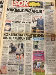 ŞOK GAZETESİ DOĞUM GÜNÜ HEDİYESİ - 3 NİSAN 2004 - TAM TAKIM 12 SAYFADIR - Sibel Edmonds-Tarkan-Adnan Tarkan-Enver Salihoğlu-Sennur Bişgen-Colin Powell-Abdullah Gül-Hakan Ünsal-Rivaldo-Zafer Hasek-Jordan-Elle McPherson-Bon Jovi-Romeo-Muharrem Köken-Murat Kabak-Adem Kabak-Aydan Kaya-Ursula Bornmann-Sibel’in susturulamadılar-Cahil Powell-Beyaz Saray’ı sarsan Türk-Sevilen kaymakama vatandaş sahip çıktı-Hakimle pazarlık-Vurulmayı hak ettim-Kız kardeşini rahatsız eden kişiye 7 kurşun sıktı-Eşeğin intikamı-Kurtlar Vadisi’nin yayını tehlikede-Bu pozlar işe yaradı-Dans ederken kafasına adam düştü-310 trilyonu beğenmedi-Jordan şarkıcı oluyor-Hayırsever Elle McPherson-Rivaldo’yu bitir-Devler bir yolunu bulur-Kadıköy’de şov günü-Beşiktaş biri yıldız çift forvet peşinde-Yeni başkanın ilk icraatı yapay ağaçları sökmek-New York’taki restoranların ilginç menüleri
