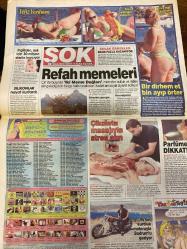 ŞOK GAZETESİ DOĞUM GÜNÜ HEDİYESİ - 16 AĞUSTOS 2006 - TAM TAKIM 12 SAYFADIR - Pınar Altuğ-Tony-Evren Aykul-Kenan İmirzalıoğlu-Filiz-Ayhan Karadeniz-Öykü Osma-Yeliz Yeşilmen-Haluk Ulusoy-Alex de Souza-Ailton-Ali Tandoğan-Anelka-Lazaro-Ayşe Özyılmazel-Deniz Akpınar-Naz Özcan-Ilhan Karadeniz-Serdar Ortaç-Ferhat Göçer-Hanife Şenay-Sait Uçar-Filiz Kurtulacak-Bu adam tam sopalık-Kadını AIDS’ten koruyan jel-Enerji ihtiyacınızı üzümle karşılayın-Konuşma yetkini kullan-Kazığın yeni adı-Abim cennetten elbise getirecek-Lizbon’da şenlik var-Kenan’ın yatağına bu güzel girecek-Refah memeleri-Bir dirhem et bin ayıp örter-Çikolatayla masajla stres atın-Parfümde dikkat-Markoturka kriterleri geliyor-Alex cuma Trabzon’da-Clupseksenbir-140 trilyonluk dul 12 yıllık aşkı bitirdi-Pişkin muhasebeci-Iğdır’da AIDS uyarısı-Kötü kız Pınar Altuğ-Tramvay fareleri-Dilenci örümcek-Katliam gibi kaza