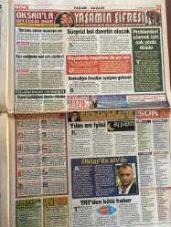 ŞOK GAZETESİ DOĞUM GÜNÜ HEDİYESİ - 10 HAZİRAN  2010 - TAM TAKIM 12 SAYFADIR -Ürdün Kralı-Katar Emiri-Ayşenur İslam-Figen Otkun-Tan Sağtürk-Matt Griffiths-Felix Magath-Eden Hazard-Marcel Brands-Q7 Quaresma-Zico-Lugano-Ramos-Pantic-Jelavic-Sabriye Sarıoğlu-Vassell-Beyşülen Gandi Kemal-Kaan Özbek-Cansel Elçin-Tuba Büyüküstün-Beyazıt Öztürk-Tanem Sivar-Nez-Hadise-Alemdar Z-Hilal Cebeci-Doğuş-Matt Harding-Ramiz Tamer-Cansu Uysal-Funda Hanım-Mustafa Kandemir-Mehmet D.-Kemal Kılıçdaroğlu-Tan Sağtürk-Cansel Elçin-Emre Aşık-Tuğba Büyüküstün-Zengin koca bulma okulu-G noktası yüzünden eşini hastanelik etti-Doğuş’u unutamadı-İbo işi biliyor-Çıplak kadını görünce ağlamış-Buzları erittiler-Tuba ölümden döndü-Barona 15 yıl-Kadın satıyorlar evimizi satamıyoruz-Fakirin ölümü cepten olsun-Arap şeyhlerine karşı yalelli-Delikanlı gay’ler İsrail’i çizdi-Saddam Beşiktaş’ta-Gandi’ye oy veririz ama-Zeynep-Tak-Tak Naci
