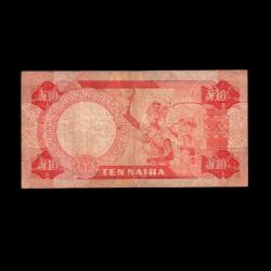 NİJERYA (1984-2000) - 10 Naira (Temiz 6,0/10)