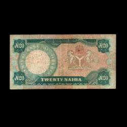 NİJERYA (1984-2000) - 20 Naira (Temiz 6,0/10)