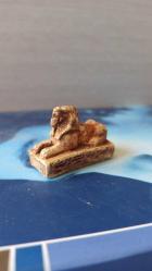 antik mısır heykeli mini taş biblo & 4 cm