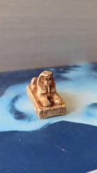 antik mısır heykeli mini taş biblo & 4 cm